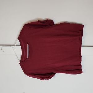 NWT Free People cropped short sleeve top medium